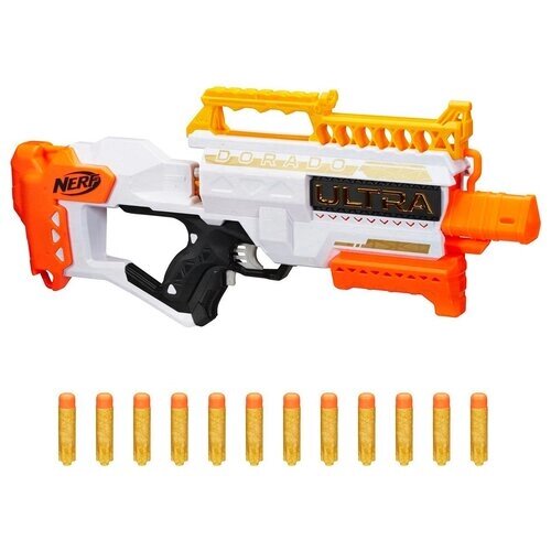 Бластер Nerf Ultra Dorado F2018, 54 см, белый/оранжевый от компании М.Видео - фото 1