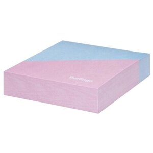 Блок для записи декоративный на склейке Berlingo "Haze" 8,5*8,5*2, розовый/голубой, 200л., цена за штуку, 298609