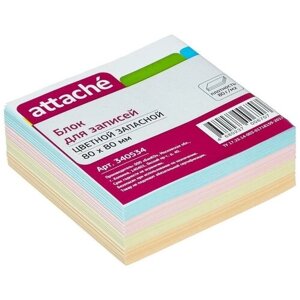 Блок-кубик запасной Attache цветной (300 листов), 340534