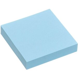 Блок с липким краем 51 мм х 51 мм, 100 листов, пастель, голубой , 1 шт.