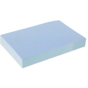 Блок с липким краем 51 мм x 76 мм, 100 листов, пастель, голубой