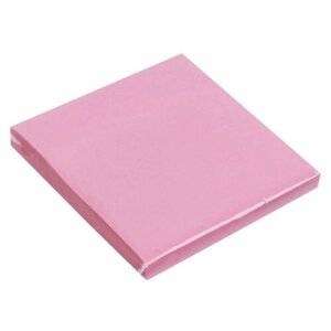 Блок с липким краем 76 мм х 76 мм, 80 листов, пастель, розовый