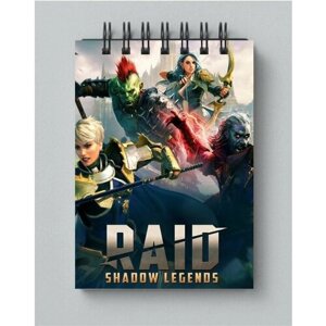 Блокнот Raid: Shadow Legends, Рейд: Шедоу Ледженс, Рейд: Легенды Теней №9, А4