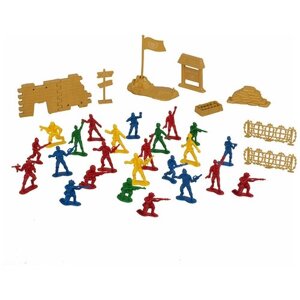 Большой набор солдатиков для мальчика / Военная армия / Спецназ игрушка