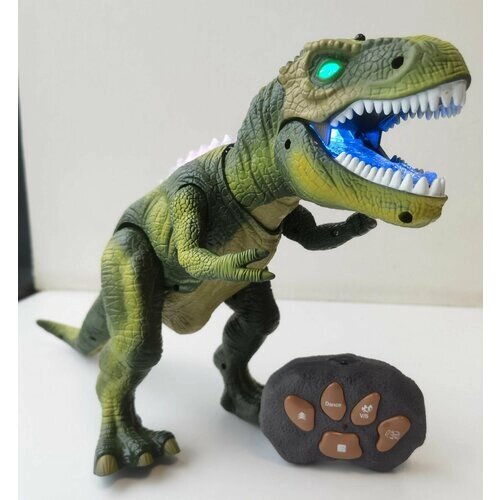 Большой робот Динозавр Тираннозавр ТиРекс T-Rex 45см на радиоуправление со звуковыми и световыми эффектами, подвижными элементами от компании М.Видео - фото 1