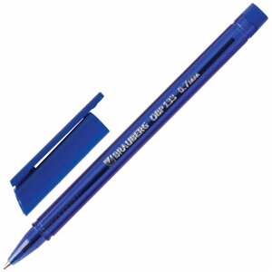 BRAUBERG Ручка шариковая масляная brauberg marine , синяя, корпус тонированный синий, узел 0,7 мм, линия письма 0,35 мм, 142709, 60 шт.