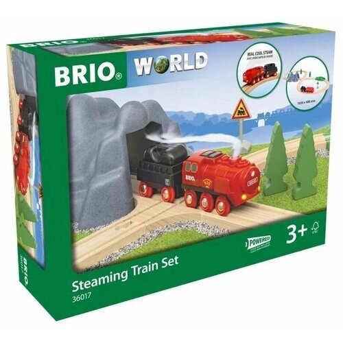 BRIO 36017 Игровой набор Железная дорога с паровозом от компании М.Видео - фото 1