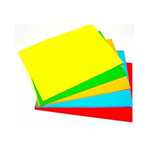 Бумага цветная А4 100л интенсив 5 цветов 80г/м2 арт. 55. Количество в наборе 3 шт.