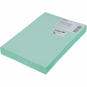 Бумага цветная Attache Economy 207х297мм (2мм) 80г зелен 250л/уп