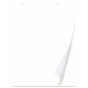 Бумага для флипчарта BRAUBERG чистая 128648 67.5х98 см, белый