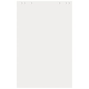Бумага для флипчартов 57.5x90 см белая 20 листов (5 блоков в упаковке). 1424420