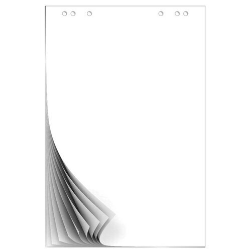 Бумага для флипчартов Attache 67.5х98 см белая 10 листов (80 г/кв. м) от компании М.Видео - фото 1