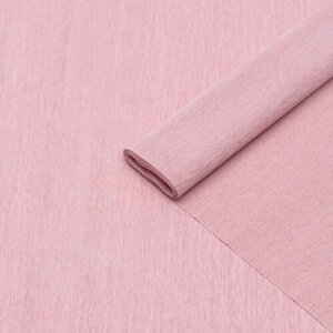Бумага гофрированная 360 бледно-розовый,90 гр,50 см х 1,5 м