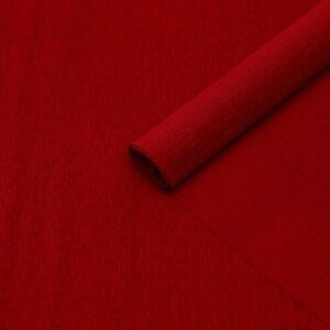 Бумага гофрированная 364 бордово-красный,90 гр,50 см х 1,5 м