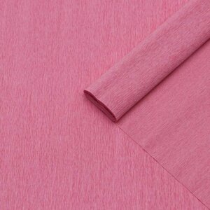 Бумага гофрированная 385 светло-розовый,90 гр,50 см х 1,5 м (комплект из 7 шт)