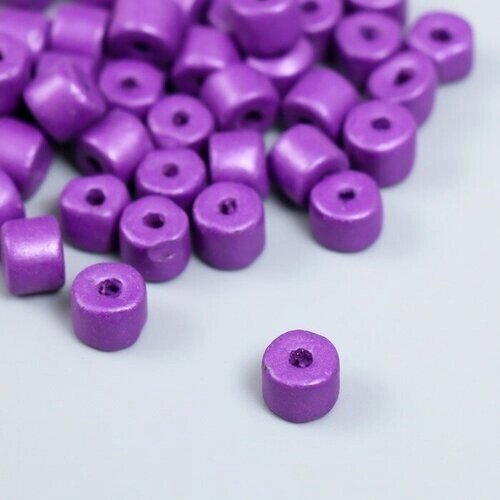 Бусины для творчества пластик цилиндр "Фиолет" набор 20 гр 0,6х0,6х0,5 см от компании М.Видео - фото 1