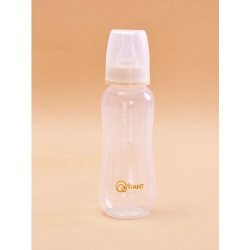 Бутылочка антиколиковая для кормления с силиконовой соской 250 мл. 0+ (арт. 1001) beige от компании М.Видео - фото 1