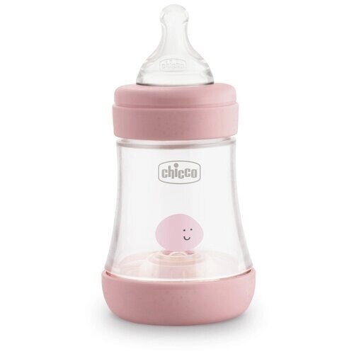 Бутылочка Chicco Perfect5 Girl 0мес.+, силиконовая соска медленный поток, PP, 150 мл. от компании М.Видео - фото 1