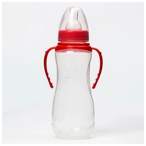 Бутылочка для кормления 250 мл приталенная, с ручками, цвет микс от компании М.Видео - фото 1