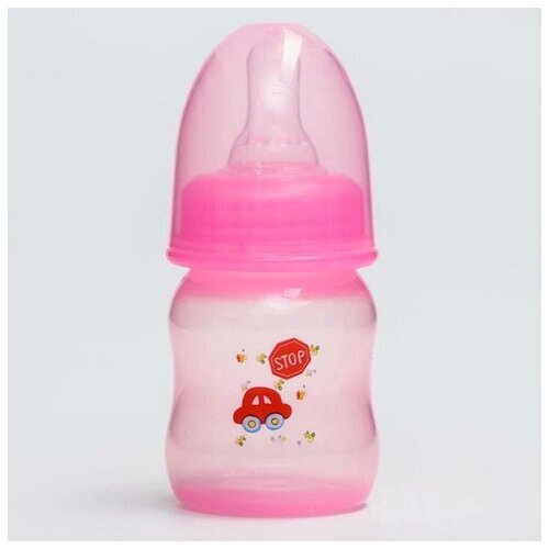 Бутылочка для кормления цветная, 60 мл, от 0 мес., цвета микс для девочки от компании М.Видео - фото 1