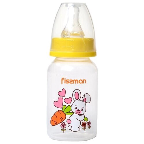 Бутылочка для кормления Fissman 120 мл, цвет Ффиолетовый, пластик (6870) от компании М.Видео - фото 1