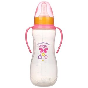 Бутылочка для кормления, Mum&Baby, "Маленькая леди", приталенная с ручками