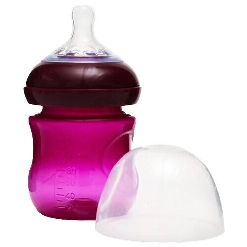 Бутылочка для кормления, ТероПром, 4780613, 150 мл, от 0 мес., широкое горло, цвет розовый от компании М.Видео - фото 1