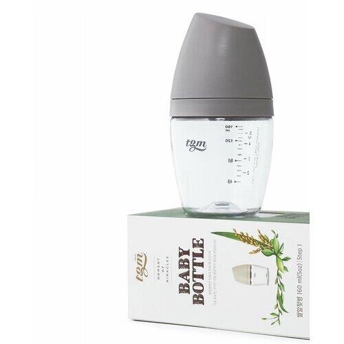 Бутылочка для кормления TGM Rice Grain Tritan 160 мл pure white от компании М.Видео - фото 1