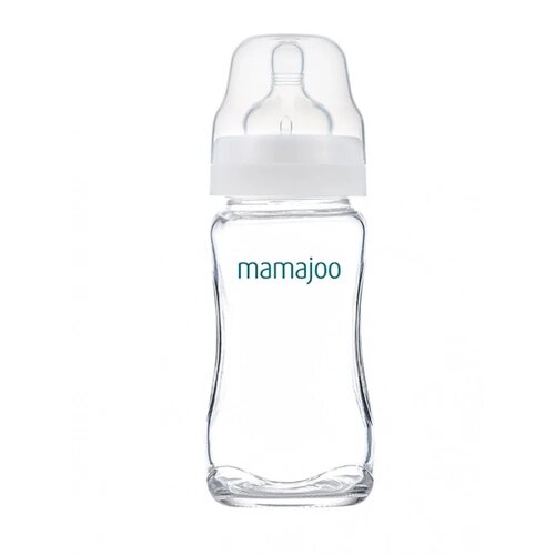 Бутылочка стеклянная MAMAJOO 7124418 Glass Feeding Bottle 240 мл 0+ от компании М.Видео - фото 1