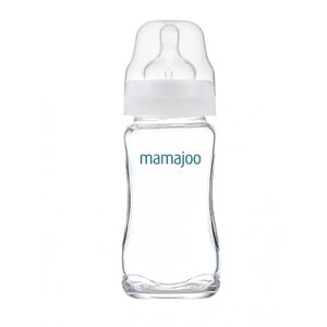 Бутылочка стеклянная MAMAJOO 7124418 Glass Feeding Bottle 240 мл 0+