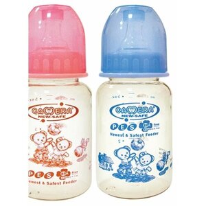 Бутылочки для кормления малыша 2 шт. (13245) голубой/розовый А