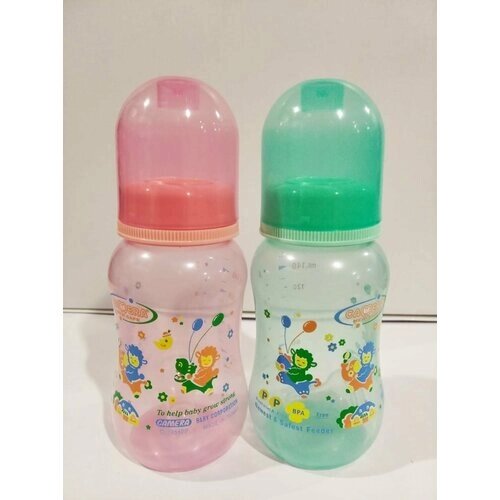 Бутылочки для кормления малыша 2 шт.*140 мл. (52325) зеленый/розовый А от компании М.Видео - фото 1