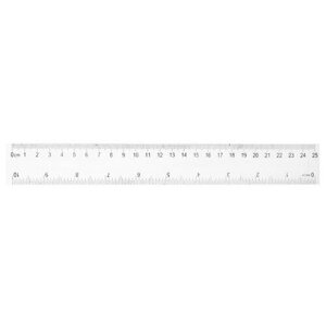 Calligrata Линейка пластиковая 25 см, 5471915, прозрачный