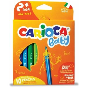 Carioca набор цветных карандашей Baby 10 цветов (42819) разноцветный