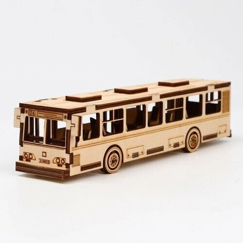 Cборная модель «Автобус» 75 детали от компании М.Видео - фото 1
