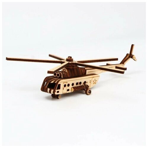 Cборная модель «Вертолёт» 50 деталей от компании М.Видео - фото 1