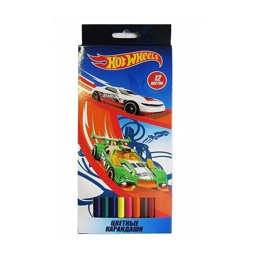 CENTRUM Цветные карандаши Hot Wheels 12 цветов (88771) мультиколор от компании М.Видео - фото 1