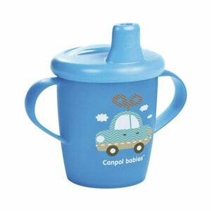Чашка-непроливайка Canpol babies Toys, 250 мл, 9+ месяцев, цвет голубой (250989190) удалить ПО задаче