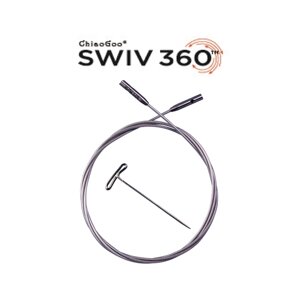 ChiaoGoo Леска поворотная SWIV360 размер Large 55см, для спиц 5,5-10мм