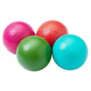 ЧПО им. Чапаева Мяч фактурный, диаметр 10 см, цвета микс. Микс"один из товаров представленных на фото, без возможности выбора.