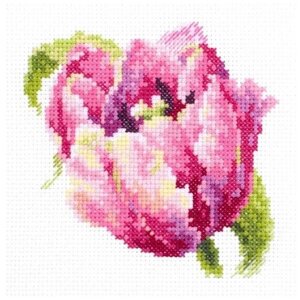 Чудесная Игла Набор для вышивания Розовый тюльпан 11 х 11 см (150-013)