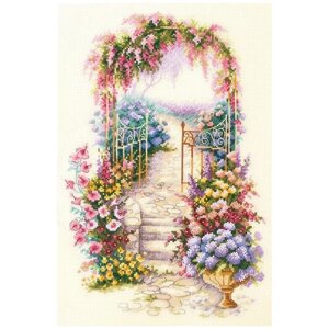 Чудесная Игла Набор для вышивания Садовая калитка 23 х 34 см (110-001) разноцветный