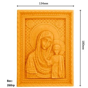 Cиликоновая форма иконка 3 Дева Мария