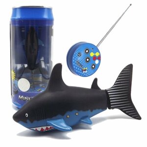 Create Toys Радиоуправляемая рыбка-акула (черная, водонепроницаемая в банке) - 3310B-1