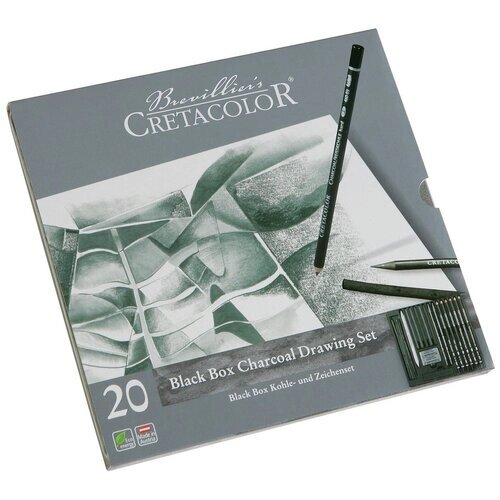 Creta Color Набор художественный Black Box 20 предметов ( в металлической упаковке ) CC400 30 от компании М.Видео - фото 1
