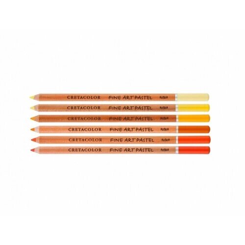 Cretacolor Набор пастельных карандашей "Fine Art Pastel" жёлто-оранжевые, 6 шт от компании М.Видео - фото 1