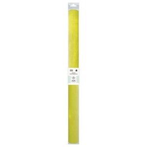 Цветная бумага крепированная в рулоне ТРИ СОВЫ, 50х250 см, 1 л. 1 наборов в уп. 1 л. , лимонный