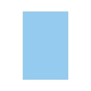 Цветная тонированная бумага "Светло-голубой", А4, 10 листов