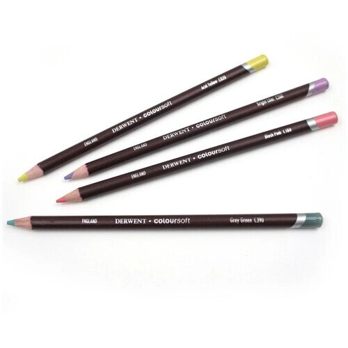 Цветные карандаши Derwent Карандаш цветной Coloursoft №C040 Кадмий насыщенный от компании М.Видео - фото 1