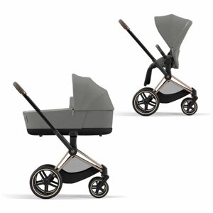 Cybex Priam IV Коляска 2 в 1, шасси IV Rose Gold /Perl Grey